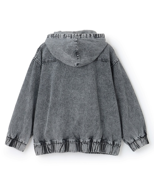 LOVETOXIC（ラブトキシック）の「【LTXC】【セット可】デニムパーカー（ブルゾン・キッズ・ブルー/グレー・S:140cm/M:150cm/L:160cm）」の12枚目の写真