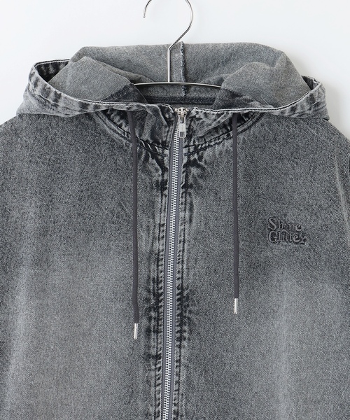 LOVETOXIC（ラブトキシック）の「【LTXC】【セット可】デニムパーカー（ブルゾン・キッズ・ブルー/グレー・S:140cm/M:150cm/L:160cm）」の13枚目の写真
