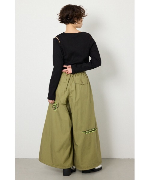 RODEO CROWNS WIDE BOWL(ロデオクラウンズワイドボウル)の「ラクガキパラシュートパンツ(その他パンツ・レディース・アイボリー/ブラック/カーキ・FREE)」の20枚目の写真