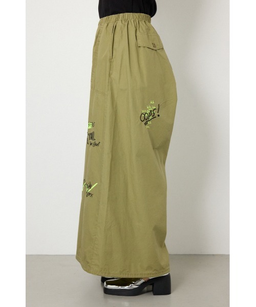 RODEO CROWNS WIDE BOWL(ロデオクラウンズワイドボウル)の「ラクガキパラシュートパンツ(その他パンツ・レディース・アイボリー/ブラック/カーキ・FREE)」の22枚目の写真