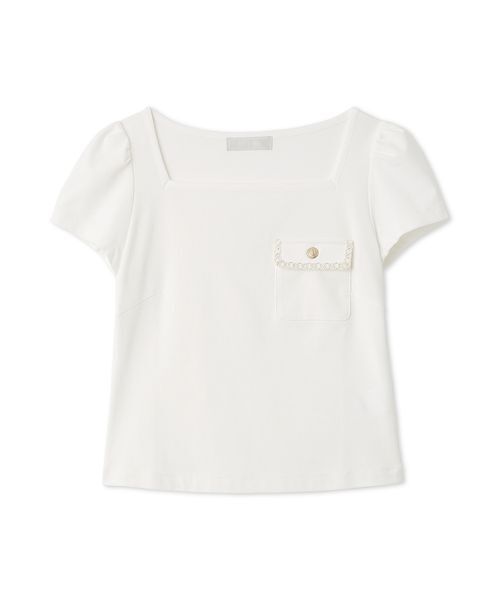 CELFORD(セルフォード)の「【洗える】トリムポケットTシャツ(Tシャツ/カットソー・レディース・サックスブルー/ブラック/ホワイト/その他・F)」の16枚目の写真