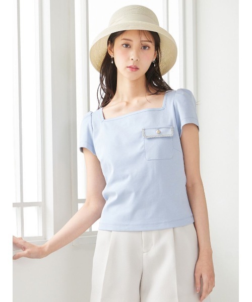 洗える】トリムポケットTシャツ（Tシャツ/カットソー）｜CELFORD（セル