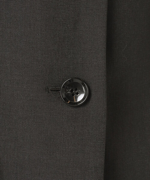 plage（プラージュ）の「sandy linen 混 ジャケット（テーラードジャケット・レディース・チャコールグレー/アイボリー・38/36）」の20枚目の写真