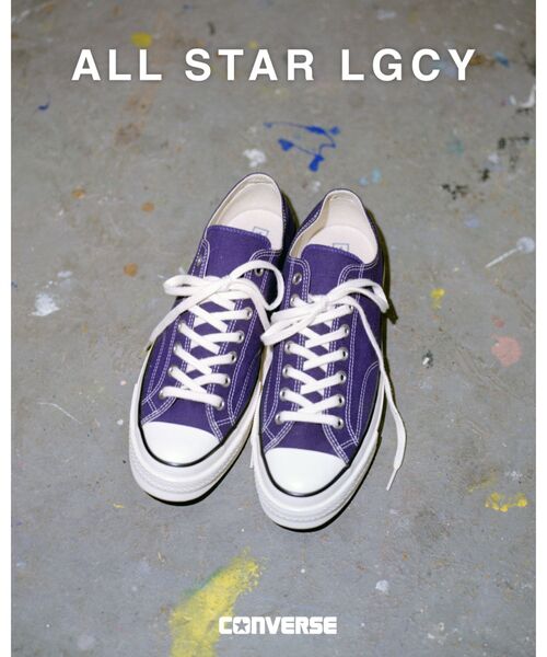 CONVERSE(コンバース)の「CONVERSE / コンバース ALL STAR LGCY OX(スニーカー・メンズ・パープル/ブラック/イエロー・28cm/27.5cm/26.5cm/26cm/27cm)」の2枚目の写真