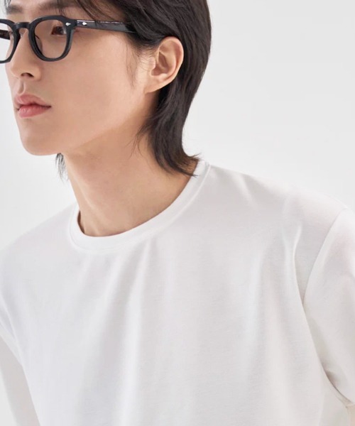 NOWLE（ノウル）の「【NOWLE】サイドスリット ルーズシルエット ロングスリーブ ロンT（Tシャツ/カットソー・メンズ・ブラック/ホワイト・SMALL/X-LARGE/LARGE/MEDIUM）」の8枚目の写真