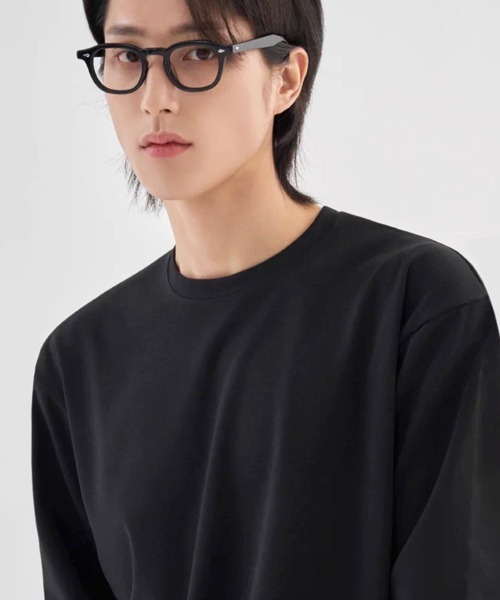 NOWLE（ノウル）の「【NOWLE】サイドスリット ルーズシルエット ロングスリーブ ロンT（Tシャツ/カットソー・メンズ・ブラック/ホワイト・SMALL/X-LARGE/LARGE/MEDIUM）」の18枚目の写真