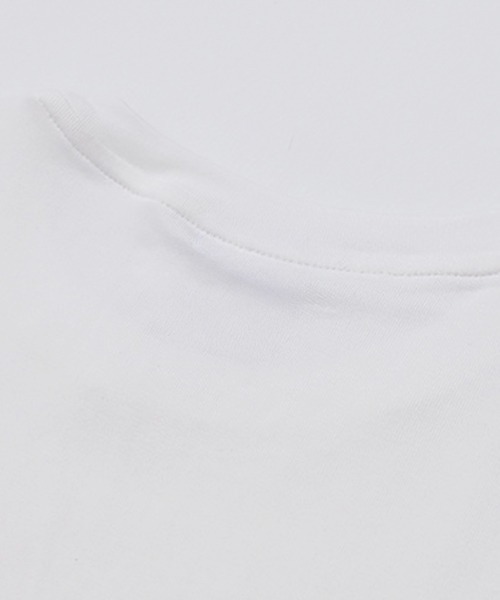 NOWLE（ノウル）の「【NOWLE】サイドスリット ルーズシルエット ロングスリーブ ロンT（Tシャツ/カットソー・メンズ・ブラック/ホワイト・SMALL/X-LARGE/LARGE/MEDIUM）」の4枚目の写真