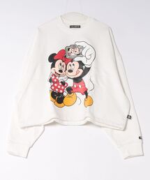 【little sunny bite Disney collection】micky & minnie selfie sweat top