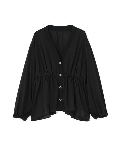 NATURAL BEAUTY BASIC(ナチュラルビューティーベーシック)の「◇シャツカーディガン(シャツ/ブラウス・レディース・ピンク/ブラック/オフホワイト・FREE)」の4枚目の写真