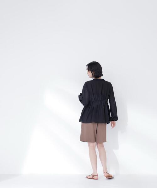 NATURAL BEAUTY BASIC(ナチュラルビューティーベーシック)の「◇シャツカーディガン(シャツ/ブラウス・レディース・ピンク/ブラック/オフホワイト・FREE)」の9枚目の写真