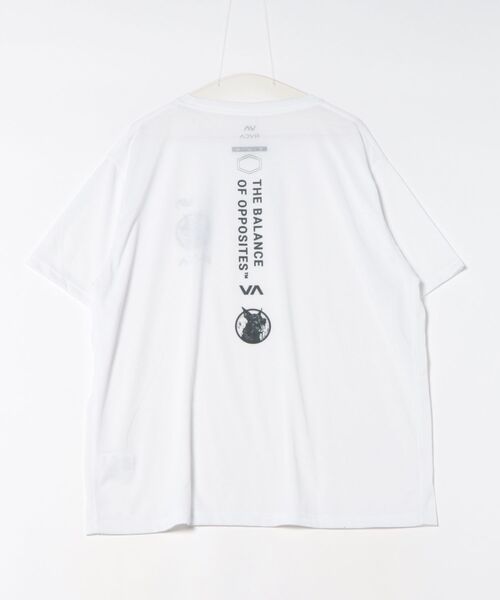 RVCA(ルーカ)の「RVCA SPORT メンズ CHAOS SS Tシャツ 【2026年春夏モデル】(Tシャツ/カットソー・メンズ・ブラック/ホワイト/グリーン系その他・SMALL/LARGE/MEDIUM/X-LARGE)」の4枚目の写真