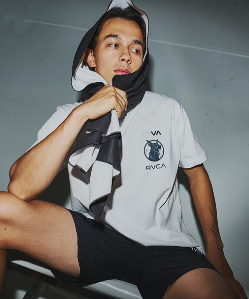RVCA(ルーカ)の「RVCA SPORT メンズ CHAOS SS Tシャツ 【2026年春夏モデル】(Tシャツ/カットソー・メンズ・ブラック/ホワイト/グリーン系その他・SMALL/LARGE/MEDIUM/X-LARGE)」の2枚目の写真