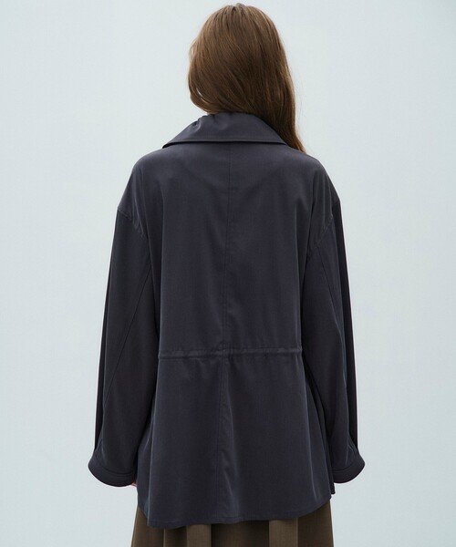 PUBLIC TOKYO（パブリックトウキョウ）の「【2026春新作】フィブリルフィールドジャケット（ブルゾン・レディース・ベージュ/ブルー・FREE）」の9枚目の写真