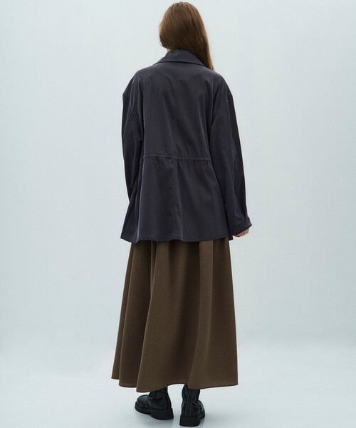 PUBLIC TOKYO（パブリックトウキョウ）の「【2026春新作】フィブリルフィールドジャケット（ブルゾン・レディース・ベージュ/ブルー・FREE）」の19枚目の写真