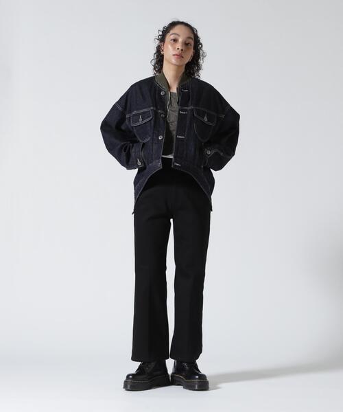 UN3D.(アンスリード)の「UN3D./アンスリード/MA-1 DOCKING DENIM JACKET/MA-1ドッキングデニムジャケット(デニムジャケット・レディース・その他4・36)」の3枚目の写真