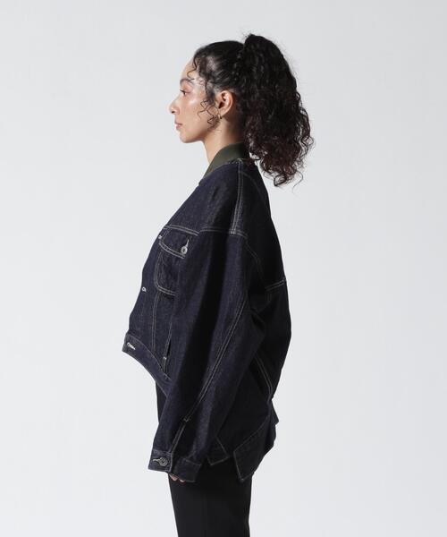 UN3D.(アンスリード)の「UN3D./アンスリード/MA-1 DOCKING DENIM JACKET/MA-1ドッキングデニムジャケット(デニムジャケット・レディース・その他4・36)」の4枚目の写真