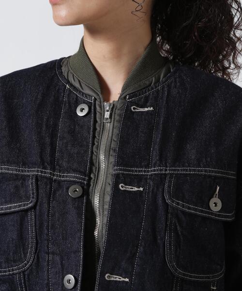 UN3D.(アンスリード)の「UN3D./アンスリード/MA-1 DOCKING DENIM JACKET/MA-1ドッキングデニムジャケット(デニムジャケット・レディース・その他4・36)」の6枚目の写真
