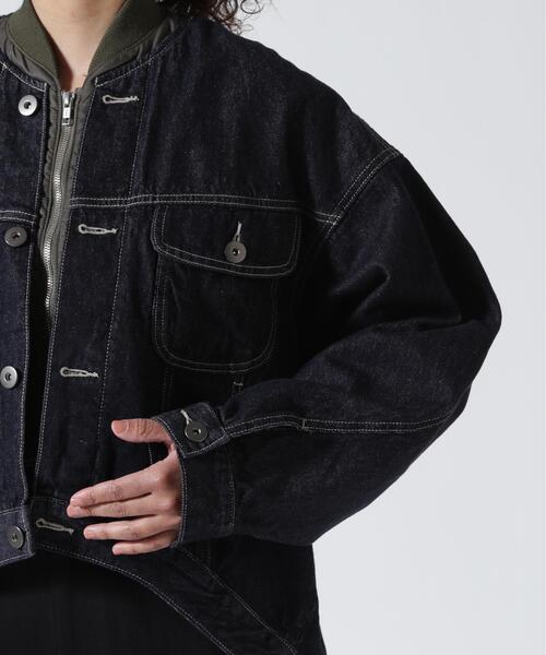 UN3D.(アンスリード)の「UN3D./アンスリード/MA-1 DOCKING DENIM JACKET/MA-1ドッキングデニムジャケット(デニムジャケット・レディース・その他4・36)」の7枚目の写真