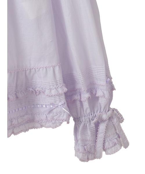 ミニリボンいっぱいローンオーバーブラウス（シャツ/ブラウス）｜PINK