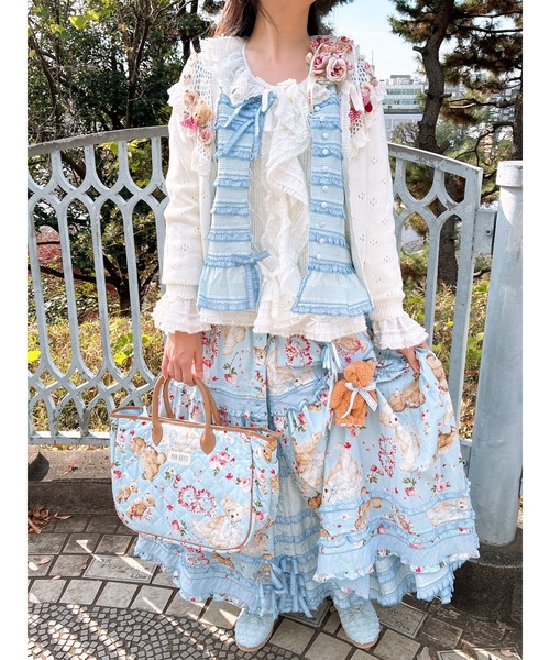 ミニリボンいっぱいローンオーバーブラウス（シャツ/ブラウス）｜PINK