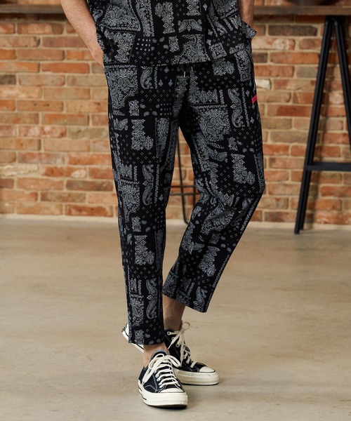 Maison code 13(メゾンコードサーティーン)の「mp14771-felkod×Maison code 13 collaboration linen like bandana pants バンダナ柄パンツ(M26S-18)(その他パンツ・メンズ・ホワイト/ブラック・S/M/L)」の12枚目の写真