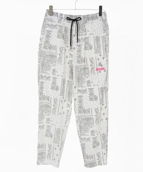 Maison code 13(メゾンコードサーティーン)の「mp14771-felkod×Maison code 13 collaboration linen like bandana pants バンダナ柄パンツ(M26S-18)(その他パンツ・メンズ・ホワイト/ブラック・S/M/L)」の19枚目の写真