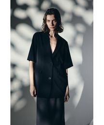 RIM.ARK | 【PRE ORDER】Hidden H/S jacket ヒドゥン ハーフスリーブ ジャケット(テーラードジャケット)