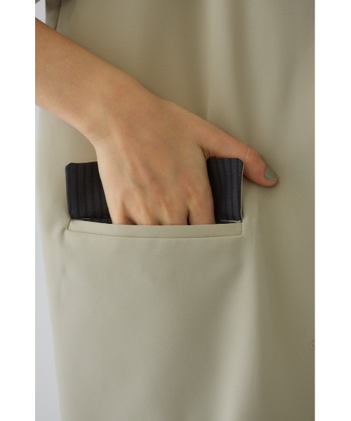 RIM.ARK（リムアーク）の「【PRE ORDER】Hidden H/S jacket ヒドゥン ハーフスリーブ ジャケット（テーラードジャケット・レディース・ブラック/グレイッシュベージュ・36/38）」の15枚目の写真