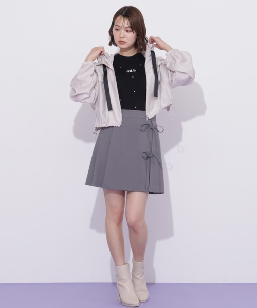JILL by JILL STUART(ジルバイジルスチュアート)の「半袖ビジューコンパクトニット(ニット/セーター・レディース・ブルー/ブラック/ホワイト/ホワイト系その他・FREE)」の14枚目の写真