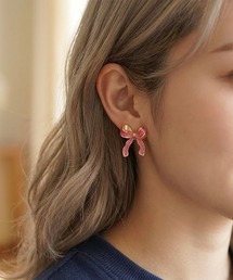 Port（ポート）の「【 Port / ポート 】 ガーリー リボン ミニ ピアス（ピアス（両耳用））」