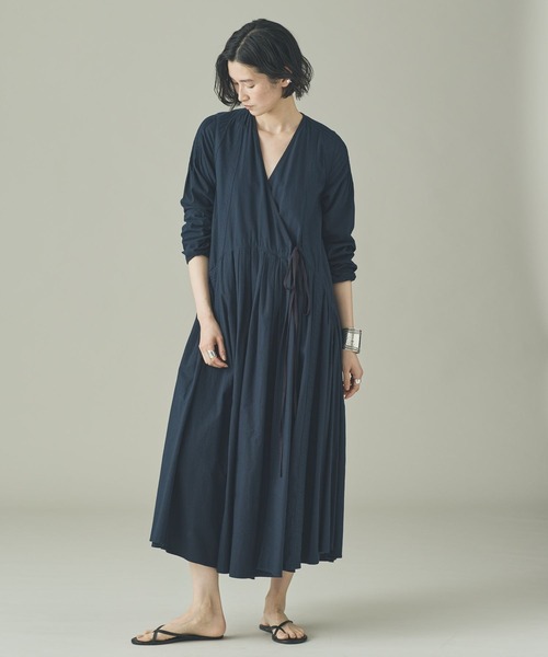 Curensology(カレンソロジー)の「Curensology(カレンソロジー)/サッカーカシュクールワンピース(ワンピース・レディース・ホワイト/ネイビー・FREE)」の15枚目の写真