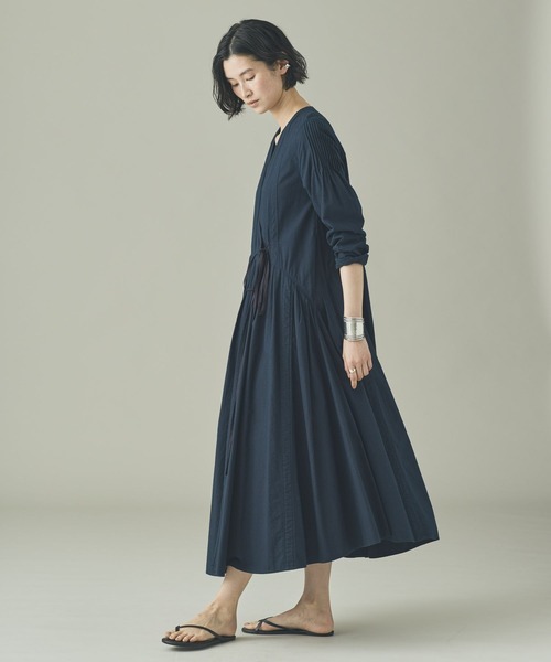 Curensology(カレンソロジー)の「Curensology(カレンソロジー)/サッカーカシュクールワンピース(ワンピース・レディース・ホワイト/ネイビー・FREE)」の14枚目の写真