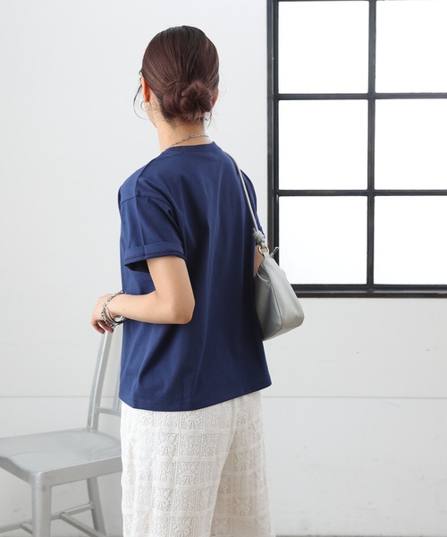 COLONY 2139（コロニートゥーワンスリーナイン）の「I WAVE HI Tシャツ（Tシャツ/カットソー・レディース・ホワイト/ブラック/オレンジ/ネイビー/ミント・FREE）」の6枚目の写真