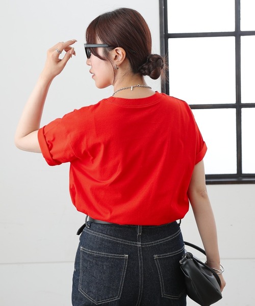 COLONY 2139（コロニートゥーワンスリーナイン）の「I WAVE HI Tシャツ（Tシャツ/カットソー・レディース・ホワイト/ブラック/オレンジ/ネイビー/ミント・FREE）」の9枚目の写真