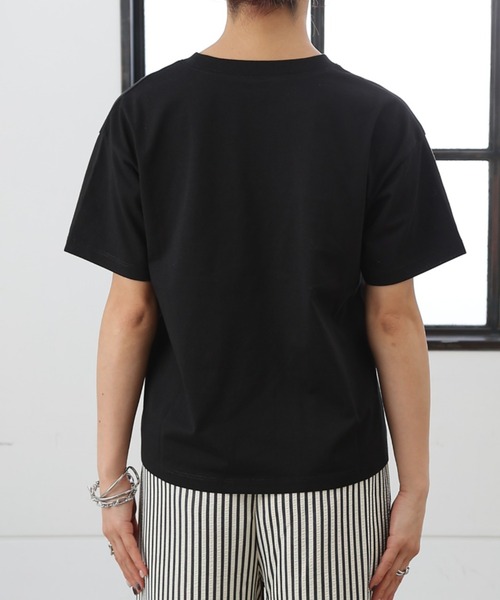 COLONY 2139（コロニートゥーワンスリーナイン）の「I WAVE HI Tシャツ（Tシャツ/カットソー・レディース・ホワイト/ブラック/オレンジ/ネイビー/ミント・FREE）」の14枚目の写真