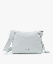 agnes b　2way　ショルダーバッグ　グレー　カジュアル agnes b.（アニエスベー） ショルダーバッグ バッグ ナイロン 2way
