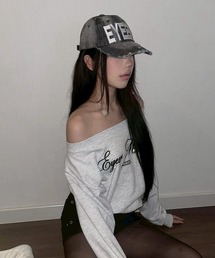 EYEER（イワイイアル）の「【EYEER】Basic Logo Ball Cap / 【イーワイイーイーアール】ベーシックロゴボールキャップ（キャップ）」