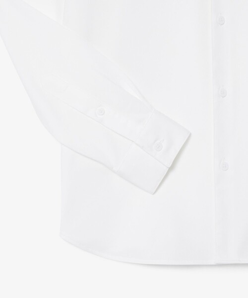 LACOSTE(ラコステ)の「スリムフィットミニマル長袖シャツ(シャツ/ブラウス・メンズ・ホワイト/ダークネイビー・38/40/39/41)」の7枚目の写真