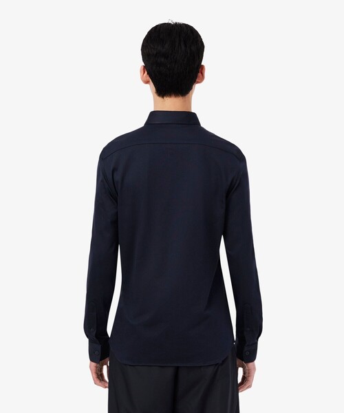 LACOSTE(ラコステ)の「スリムフィットミニマル長袖シャツ(シャツ/ブラウス・メンズ・ホワイト/ダークネイビー・38/40/39/41)」の11枚目の写真