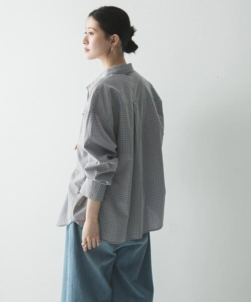 PICCADILLY（ピカデリー）の「『別注』PICCA×URBAN RESEARCH　レギュラーカラールーズシャツ（シャツ/ブラウス・レディース・ストライプ/チェック・FREE）」の19枚目の写真