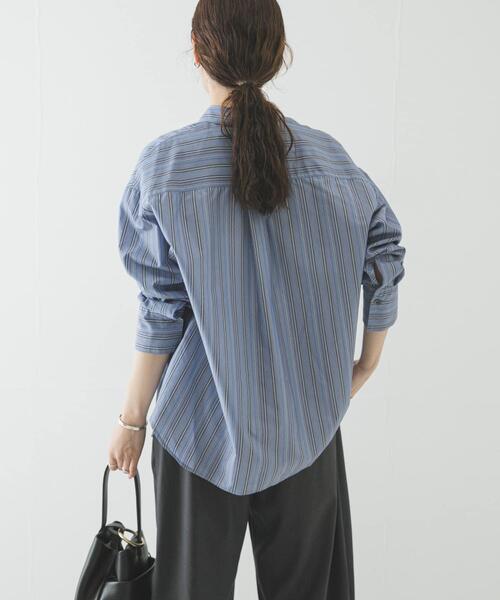 PICCADILLY（ピカデリー）の「『別注』PICCA×URBAN RESEARCH　レギュラーカラールーズシャツ（シャツ/ブラウス・レディース・ストライプ/チェック・FREE）」の5枚目の写真