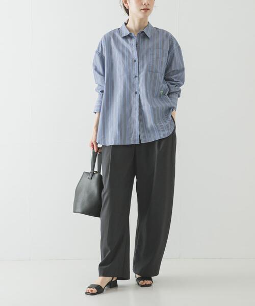 PICCADILLY（ピカデリー）の「『別注』PICCA×URBAN RESEARCH　レギュラーカラールーズシャツ（シャツ/ブラウス・レディース・ストライプ/チェック・FREE）」の8枚目の写真