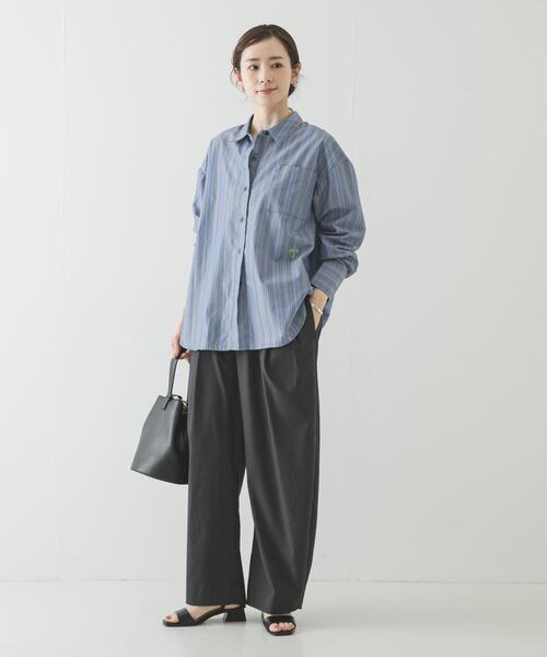 PICCADILLY（ピカデリー）の「『別注』PICCA×URBAN RESEARCH　レギュラーカラールーズシャツ（シャツ/ブラウス・レディース・ストライプ/チェック・FREE）」の9枚目の写真