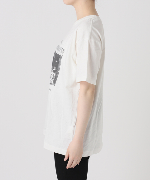 JOURNAL STANDARD(ジャーナルスタンダード)の「汗ジミ防止天竺プリントT(Tシャツ/カットソー・レディース・チャコールグレー/ブラウン/ホワイト・FREE)」の10枚目の写真
