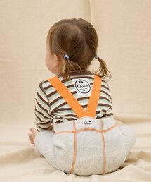 CIAOPANIC TYPY | 【BABY】【Qinn】配色サス付きリブパンツ：80cm(その他ベビーウェア)