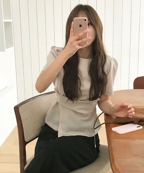 FAVORITO（ファヴォリート）の「イレギュラートップス（その他トップス・レディース・ベージュ/ブラック・F）」の20枚目の写真
