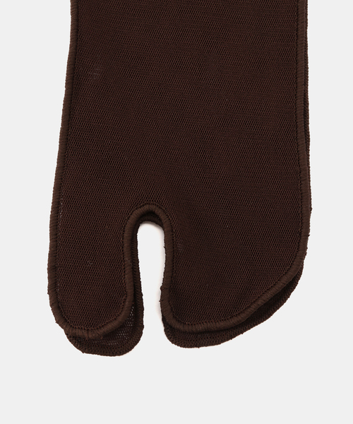 Spick & Span(スピックアンドスパン)の「MARCOMONDE / マルコモンド Tulle Tabi SOX(ソックス/靴下・レディース・ブラウン/ライトグレー・FREE)」の3枚目の写真