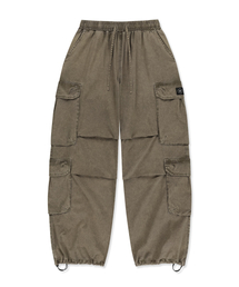 DOUBLE POCKET PANTS - BROWN