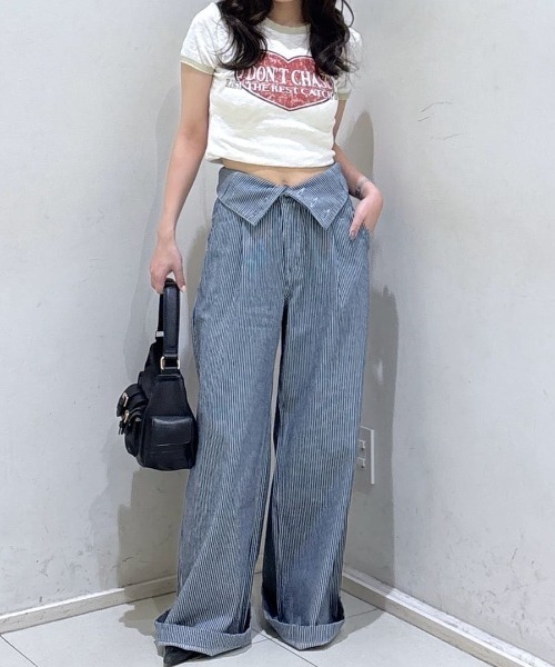 再入荷】CORSET DESIGN BAGGY(デニムパンツ)|MOUSSY(マウジー)の 再入荷】CORSET DESIGN BAGGY(デニムパンツ)|MOUSSY(マウジー)の