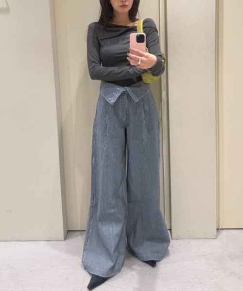 再入荷】CORSET DESIGN BAGGY(デニムパンツ)|MOUSSY(マウジー)の 再入荷】CORSET DESIGN BAGGY(デニムパンツ)|MOUSSY(マウジー)の